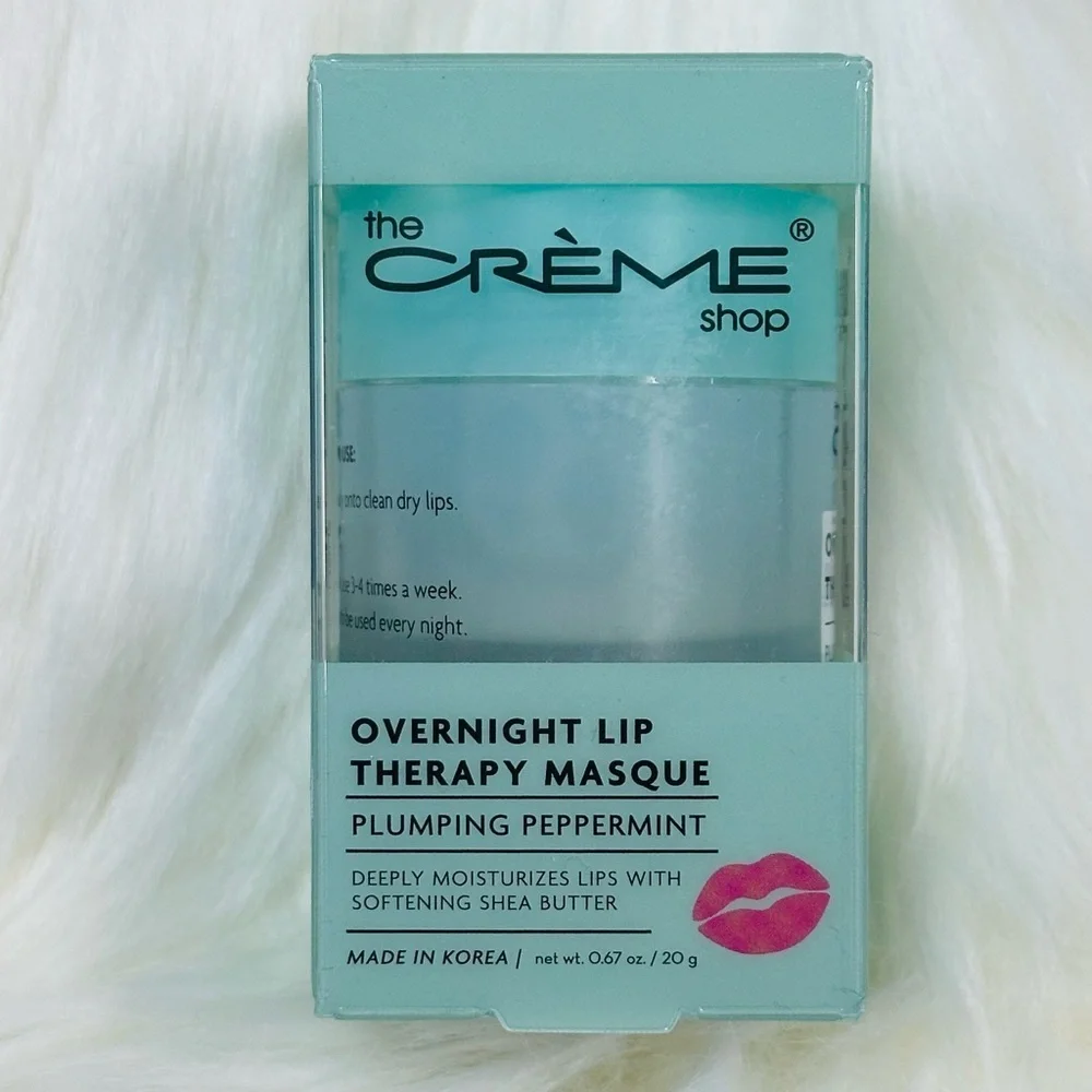The Crème Shop Overnight Lip Therapy Masque - Plumping Peppermint